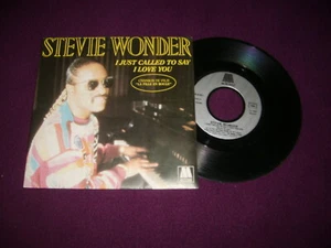 SP STEVIE WONDER / I JUS CALLED TO SAY I LOVE YOU / MOTOWN ZB 61451 FRENCH PRESS - Picture 1 of 1