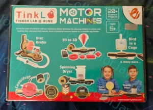 Tink L Tinker Lab @ Home MOTOR MACHINES 20+ Science Projects - STEM *New Sealed* - Picture 1 of 2