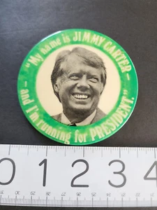 My Name is JIMMY CARTER and I am Running for President 3.5" Pinback Button Pin - Picture 1 of 3