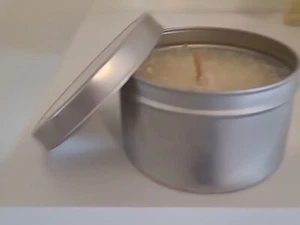 Therape Soybean Candle Raspberry &Patchouli Tea Light Tin Container Cover, New - Picture 1 of 8