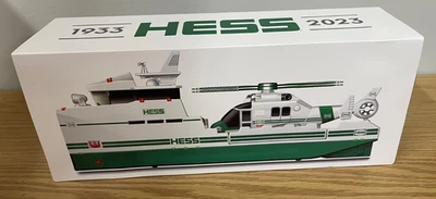 Camión de Juguete Hess 2023 Ocean Explorer Barco Helicóptero Edición Coleccionista 90 Aniversario Foto 1 de 4