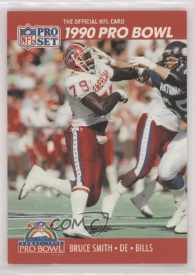 1990 Pro Set FACT Cincinnati Pro Bowl Bruce Smith #371 HOF - Image 1 of 2