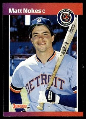 1989 Donruss Matt Nokes Detroit Tigers #116 - Image 1 of 2