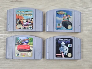 Nintendo 64 Game Bundle Star - Wars x2 Games, Cruisn USA & Wave Race N64 - Picture 1 of 14