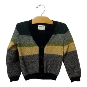 Aymara Cardigan Sweater Size 4 Baby Alpaca Preppy - Picture 1 of 5
