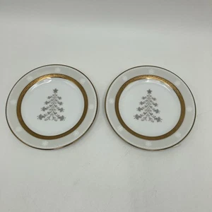 Juego de 2 platos platillos árbol de vacaciones Noritake NORITAKE Charlotta - Imagen 1 de 9