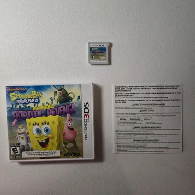 SpongeBob SquarePants Plankton's Robotic Revenge Nintendo 3DS Video Game - Image 1 of 2