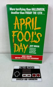 April Fool's Day Jeff Rovin Book Horror Slash Film Tie-In Paperback Corgi 1986 - Picture 1 of 8