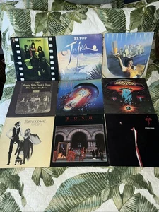 LOT 9 VINYL LP ALBUM VG++ 70s Rock Rush Boston Steely Dan ZZ Top F Mac Journey + - Foto 1 di 17
