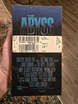 THE ABYSS VHS 1989 20th Century Fox NEW SEALED Video Cassette Tape James Cameron - Image 1 of 4