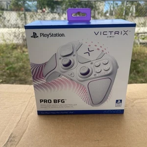PDP Victrix Pro BFG Wireless Controller for PlayStation 5 - White NEW Free Ship - Picture 1 of 3