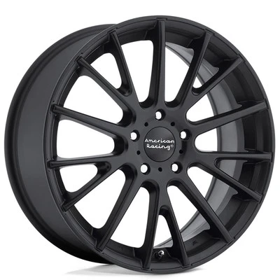 16x7 American Racing Wheels AR904  Satin Black Rims 5x115 ET+40 (4pcs) Foto 1 de 4