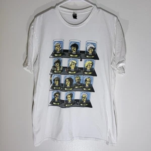 The Simpsons Doctor Who TV Show Parody Thirteen List of Doctors Men L t-shirt - Picture 1 of 4