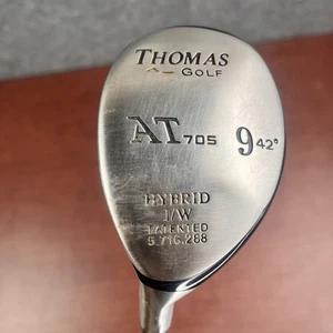 Thomas Golf AT 705 9 Hybrid 42° Regular Flex Steel Shaft Mens LH Golf Club - Picture 1 of 10