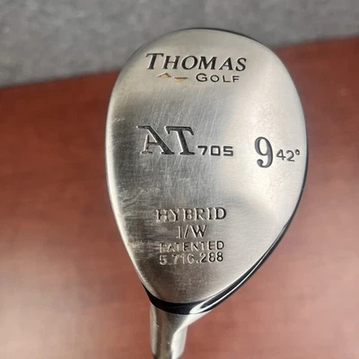 Thomas Golf AT 705 9 Hybrid 42° Regular Flex Steel Shaft Mens LH Golf Club - Image 1 of 4