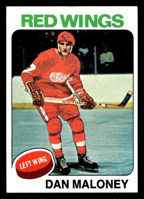 1975-76 Topps #177 Dan Maloney Near Mint Red Wings ID:475819 - Image 1 of 2