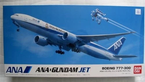 1/200 Boeing777-300 & RX-78 Gundam - Image 1 of 1