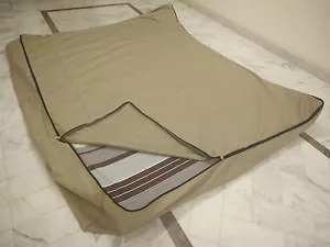 New Camper trailer Queen Size Mattress Cover 15oz RipStop Canvas 2100x1700x300mm - Picture 1 of 6