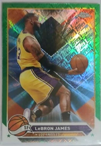 2023-24 Topps Chrome Lebron James Green Topps Logo Refractor. Lakers - Picture 1 of 2