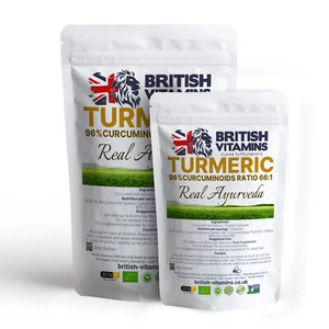 Turmeric Curcumin C3 Complex 580mg 96% Curcuminoids 66:1 NO GMO Organic plants - Picture 1 of 14