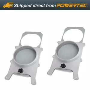 POWERTEC 70135-P2 4" Aluminum Blast Gate for Dust Collector/Vacuum Fittings, 2PK - Picture 1 of 8