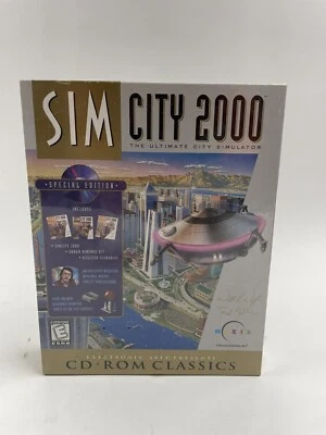 Sim City 2000 Macintosh  Power Windows Special Edition Big Box Sealed New - Image 1 of 4