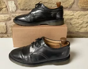 Solovair Mens Leather Black Shoes UK 10 1462 5056 Read Description - Picture 1 of 8