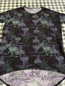 Camisa túnica LuLaRoe M Disney Irma mediana villana maléfica dragón de fuego #964 - Imagen 1 de 5