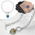 Color Changing Bracelet Love Shape Women Girls Jewelry Gift P3 Lot F3x1
