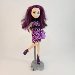 Ever After Doll Raven Queen Enchanted Picnic Shoes Basket 2015 Dress Has Damage - Picture 1 of 16