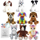 DOGS CATS PLUSH - build a teddy bear making kit - no sew - 25cm/10" - gift/party