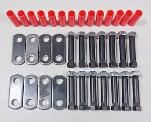 Heavy Duty Shackle Upgrade Kit Tandem Axle Trailer Spring Suspension Rebuild Kit - Picture 1 of 1