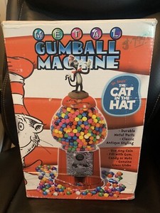 Cat in the Hat Collectible Metal Gumball Machine Comic Images