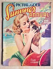 Picturegoer Summer Annual 1939 Magazine Carole Lombard Judy Garland Errol Flynn