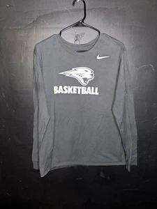 UNI Panthers T Shirt Adult Large Gray Long Sleeve Nike Athletic Cut The Nike Tee - Picture 1 of 6