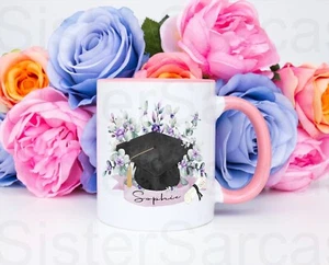 Personalisierte Graduierung Universität Schulabgänger Glückwunsch Tasse Becher Geschenk - Bild 1 von 2
