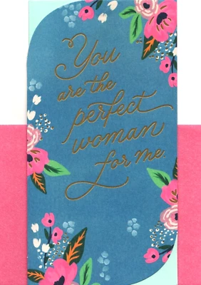 Tarjeta de felicitación Happy Anniversary Amazing Wife The One For Me rosa sello Foto 1 de 3