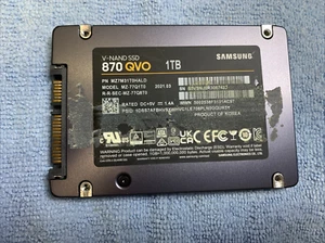 SSD- SATA Samsung 870 QVO 2.5" Internal (MZ-77Q1T0B/AM) 1TB/USED - Afbeelding 1 van 2