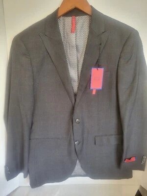 Zanetti ZNT18 Hombre 40S Mauro Gris Oscuro Cuadros Mezcla Poliéster Calce Ajustado Elástico Foto 1 de 4