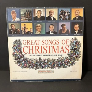 Various Artists Great Songs Of Christmas Compilation LP Vinyl Record Album - Picture 1 of 3