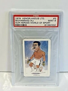 1979 VENORLANDUS LTD MUHAMMED ALI PSA MINT 9 OUR HEROS OF SPORT #3 2332 - Bild 1 von 10