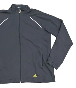 Adidas Jacke Windbreaker Full Zip belüftet Laufen Damen Large grau - Bild 1 von 8