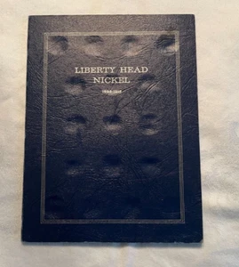 Vintage H.E. Harris Liberty Head Nickel Coin Folder 1883 - 1913 #06-35 - Bild 1 von 2