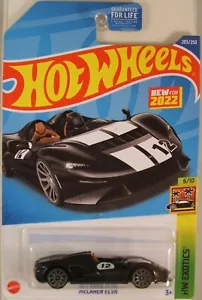 HOT WHEELS #2022-203 McLaren Elva on US Long Card (NEU im BLISTER) - Bild 1 von 4