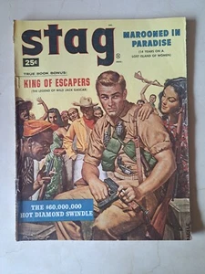 PINUP vintage 1958 Stag Magazine noviembre para hombre - Imagen 1 de 5
