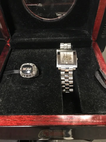 RARE Michigan State Spartans 2005 Final Four Player Ring +Watch In Box Authentic Cover