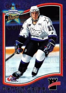 1997 Bowman CHL OPC Parallel #72 Martin Moise