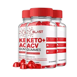 3-Pack Blast Keto ACV Gummies - Blast Keto Gummies for Weight Loss - 180 Gummies - Picture 1 of 5