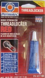 (0565.) Permatex High Strength Threadlocker Red 6 ml - Picture 1 of 1