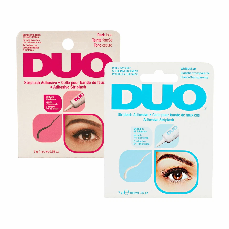 Ardell DUO Lash Striplash Adhesive Strip Eyelash GLUE Clear OR Dark Tone - 7g - image 1 of 1